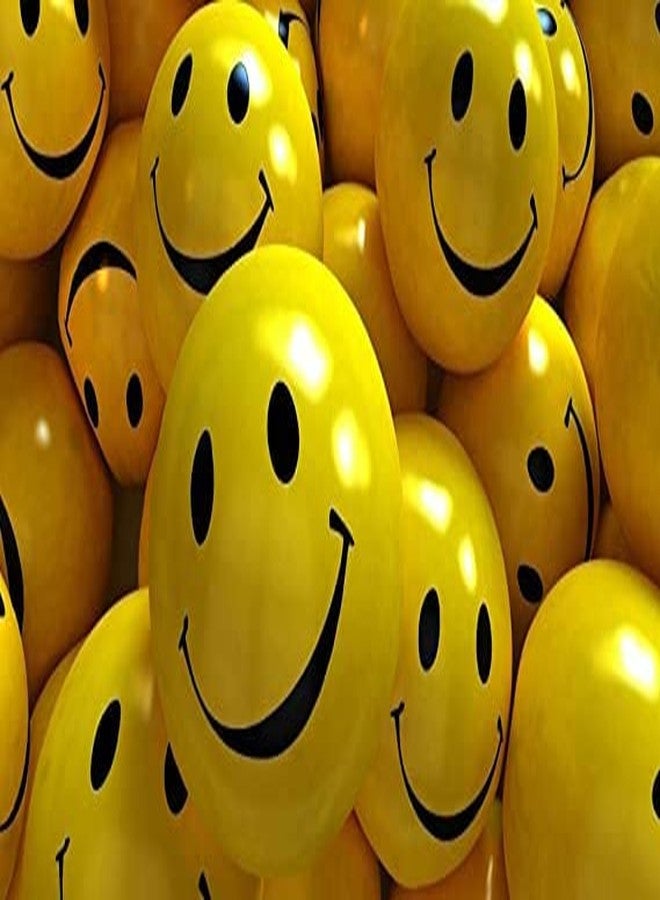 STAGER Smiley Soft Balls Cute Funny Yellow Emoji Happy Smiley Face Squeeze Sponge Balls, Yellow Emoji Face Fun Ball, Stress Relief Ball (Pack of 3). - Image 3